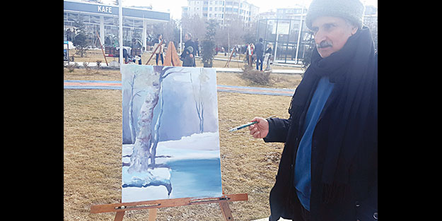 Ressamlar İpekyolu’nda