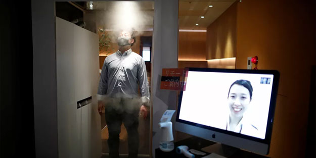 Restoranları açan Japonya'dan ilginç görüntüler