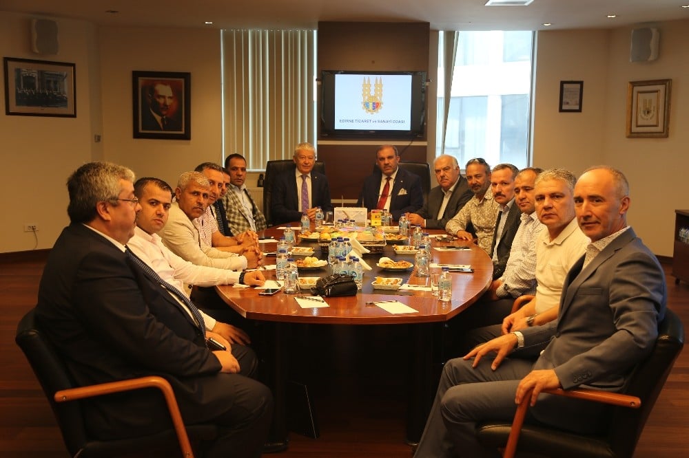 Reyhanlı heyeti ETSO’yu ziyaret etti 