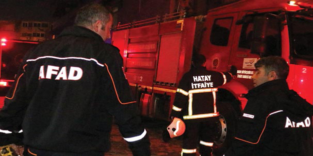 Reyhanlı'ya atılan roket boş bir eve isabet etti