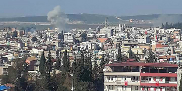 Reyhanlı'ya roket düştü