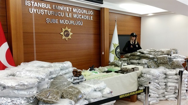 Rezidansta 10 milyon TL'lik uyuşturucu bulundu