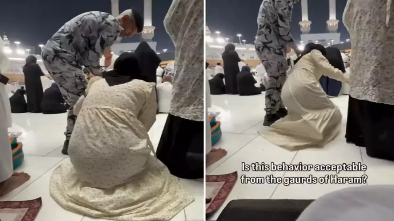 Rezil görüntüler ne yazık ki Kâbe’den! Tepki üstüne tepki yağıyor