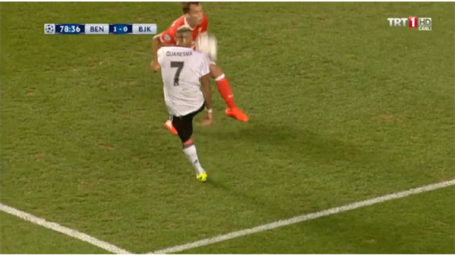 Ricardo Quaresma'nın şutu rakibini bayılttı