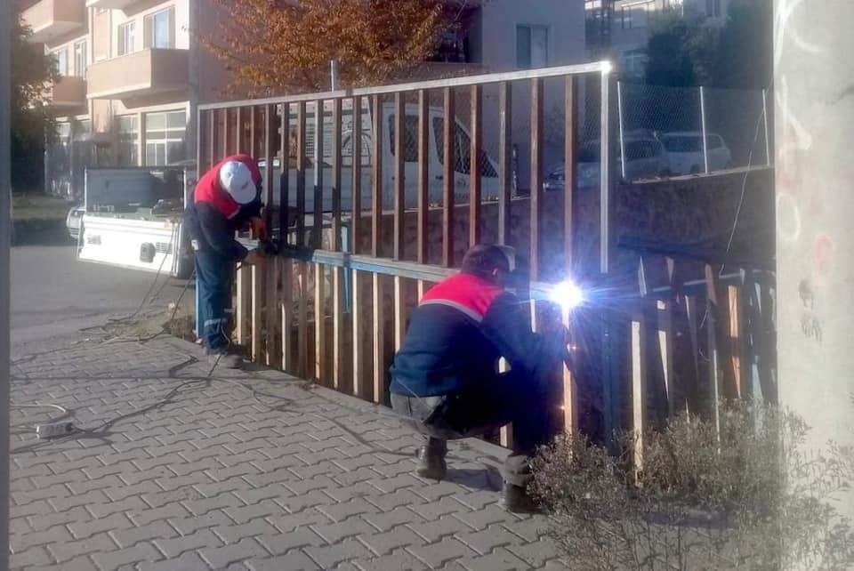 Riskli derede korkuluk önlemi 