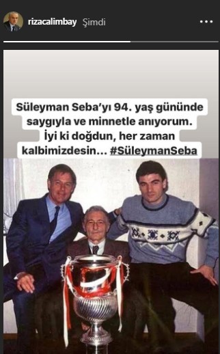 Rıza Çalımbay’dan Süleyman Seba paylaşımı 