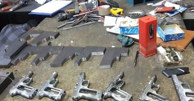 Kaçak silah atölyelerine operasyon düzenlendi