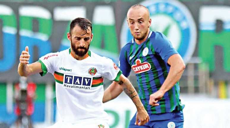 Rize ile Alanyaspor kardeşçe ayrıldılar