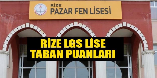 Rize lise taban puanları 2019 Rize lise başarı sırası kontenjanları ve yüzdelik dilimleri e okul