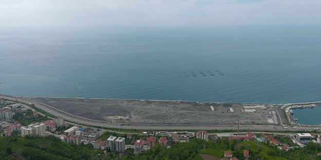Dev projede yeni gelişme! Deniz dolgusu tamamlandı
