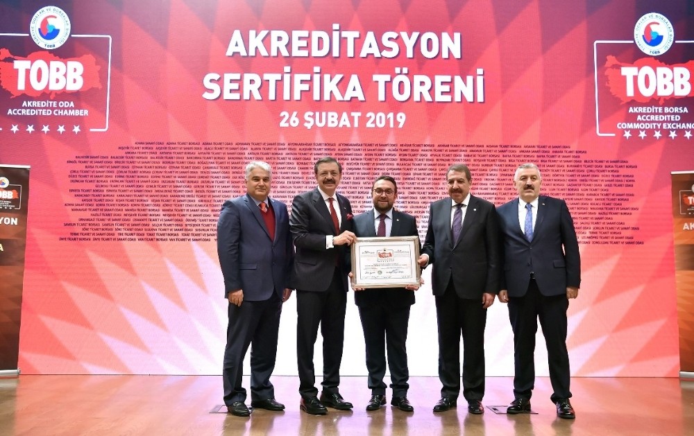 Rize Ticaret Borsası’na A sınıfı akreditasyon belgesi 