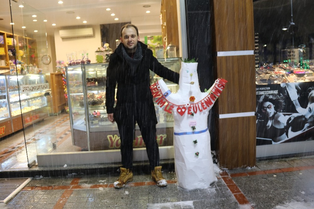 Rize’de beyaz çile eğlenceye döndü 