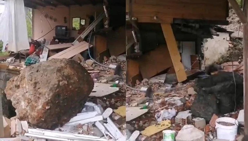Rize’de dehşet! Evler kullanılamaz hale geldi