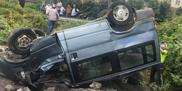 Rize'de feci kaza: 5 yaralı