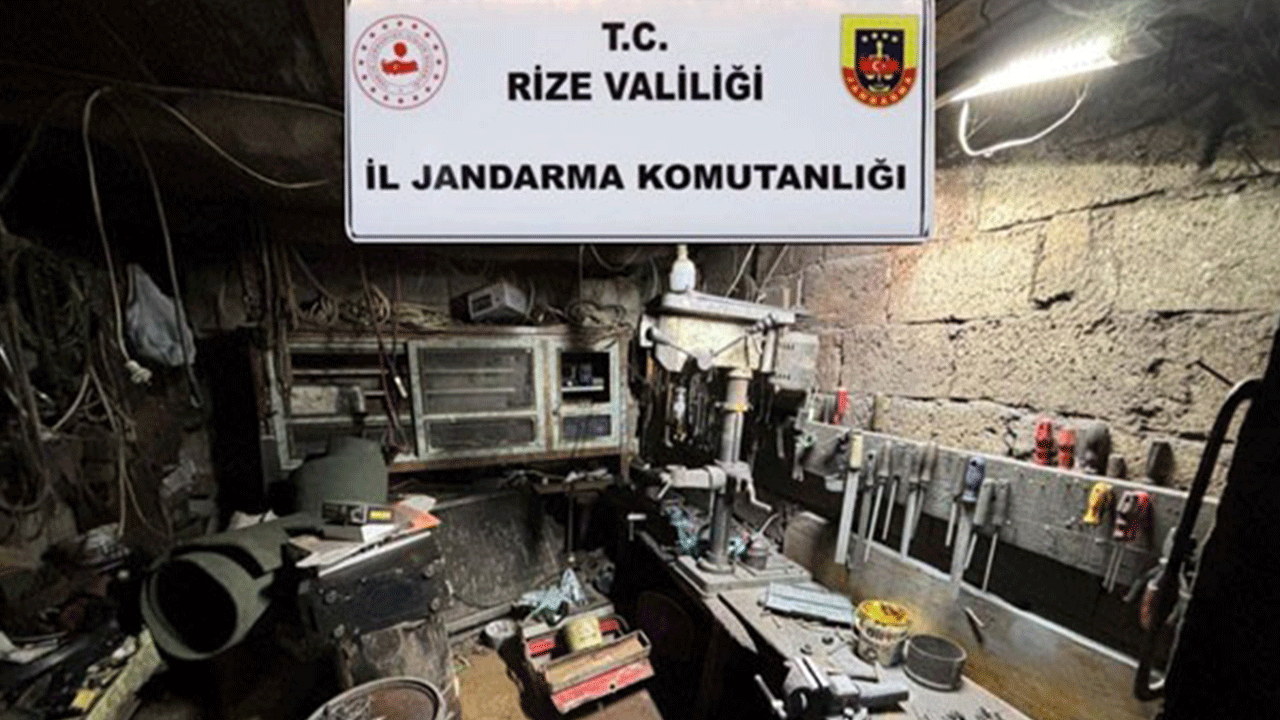 Rize’de kaçak silah operasyonu! Jandarmadan baskın, 2 gözaltı!