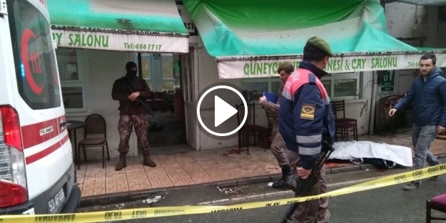 Rize’de kahvehane tarandı!