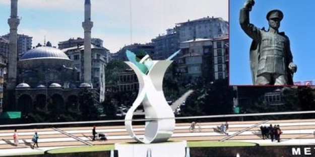 Rize'de M.Kemal Anıtı kaldırılıyor!