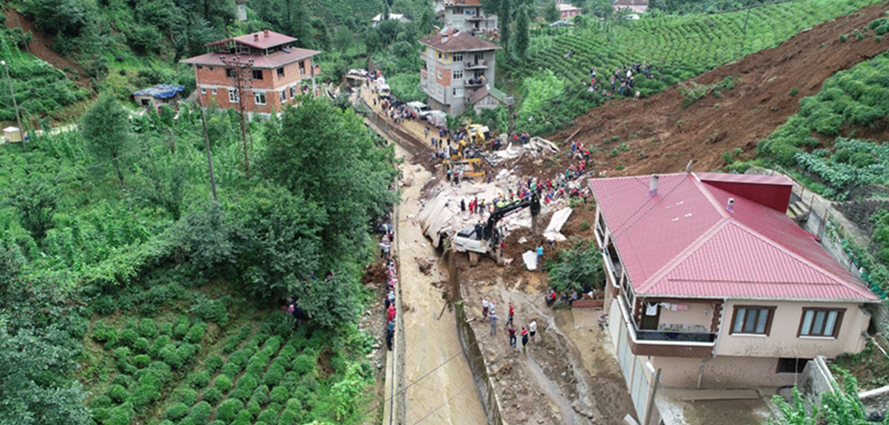 Rize’de selden etkilenenler için 1 milyon lira kaynak aktarıldı
