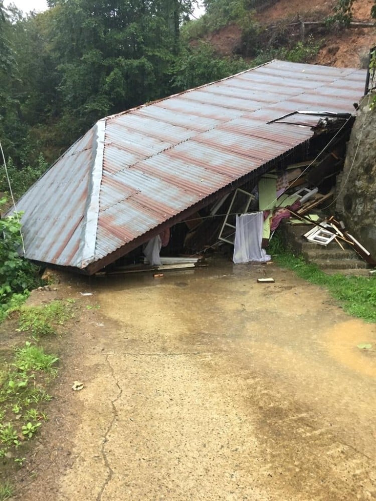 Rize’de şiddetli yağış 