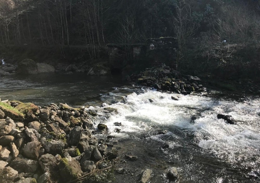 Rize’nin Çayeli ilçesindeki tarihi Aşıklar Köprüsü yıkıldı 