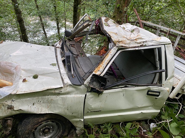 Rize'nin zorlu yollarında kahreden ölüm