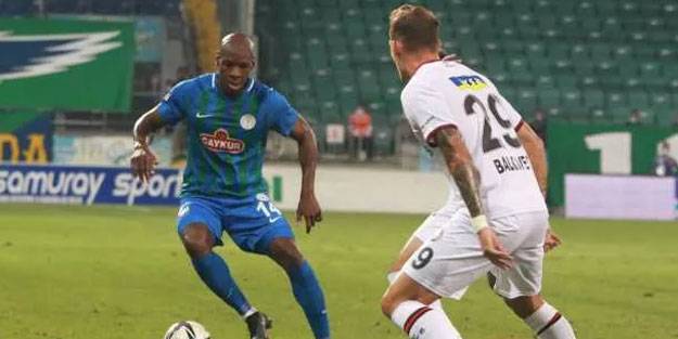 Rizespor ve Fatih Karagümrük 3 puanı paylaştı