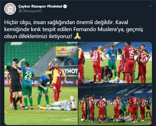 Rizespor’dan ’Muslera’ paylaşımı 