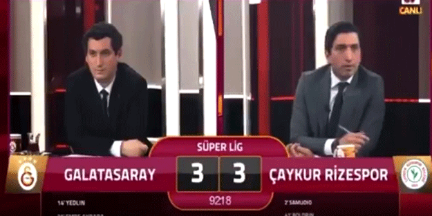 Galatasaraylı spiker çıldırdı! O anlar anbean kaydedildi