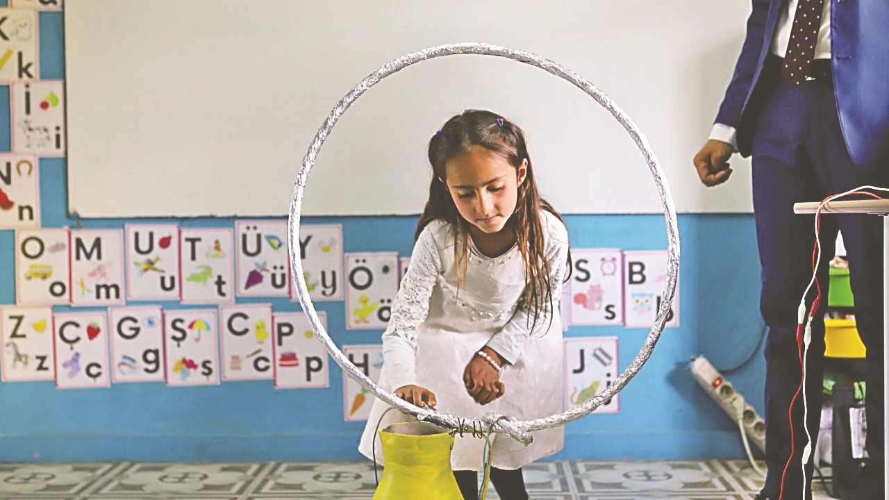 Robotik Kodlama köy okuluna girdi