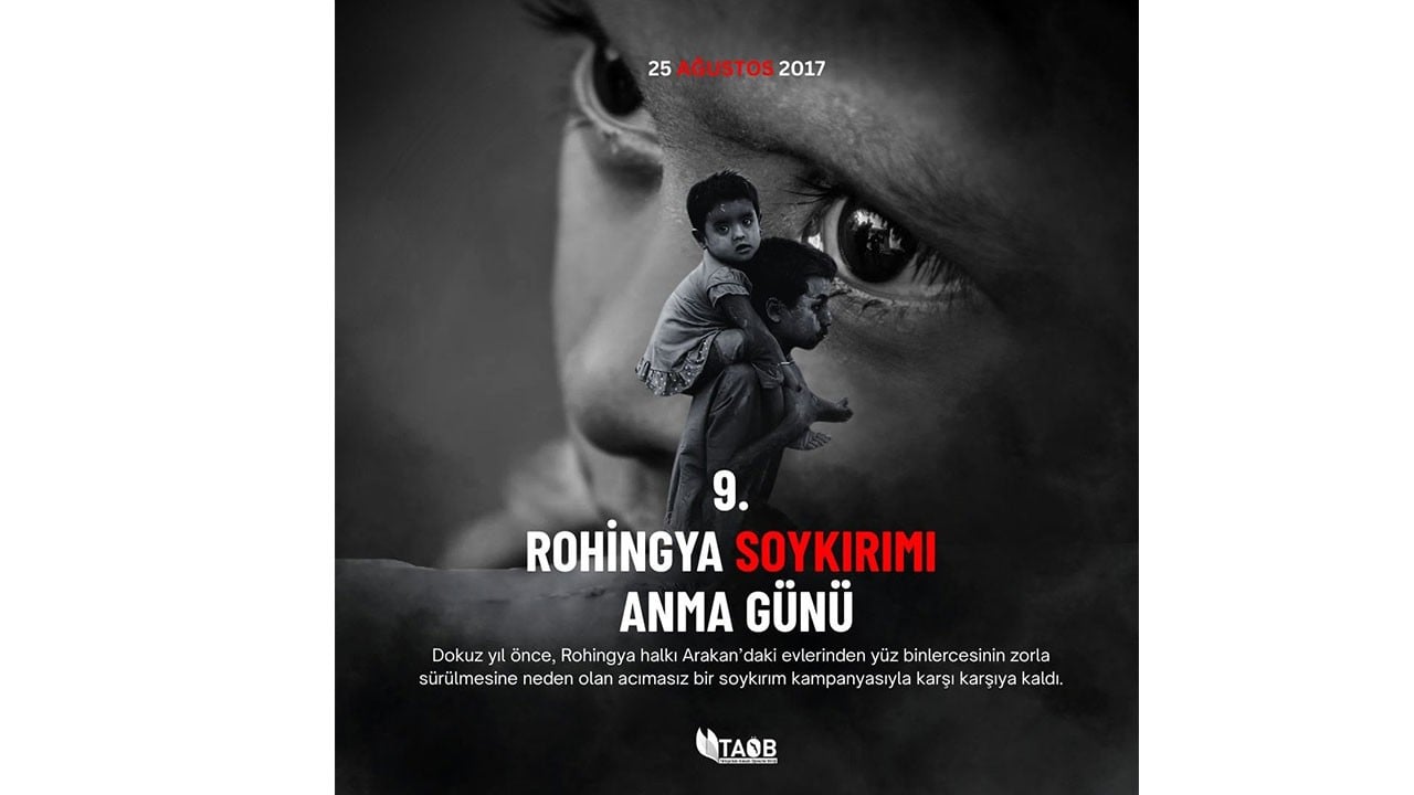 Rohingya Soykırı’nda hayatını kaybedenler anılıyor