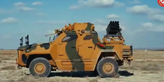 Roketatar test atışında hedefi başarıyla vurdu!