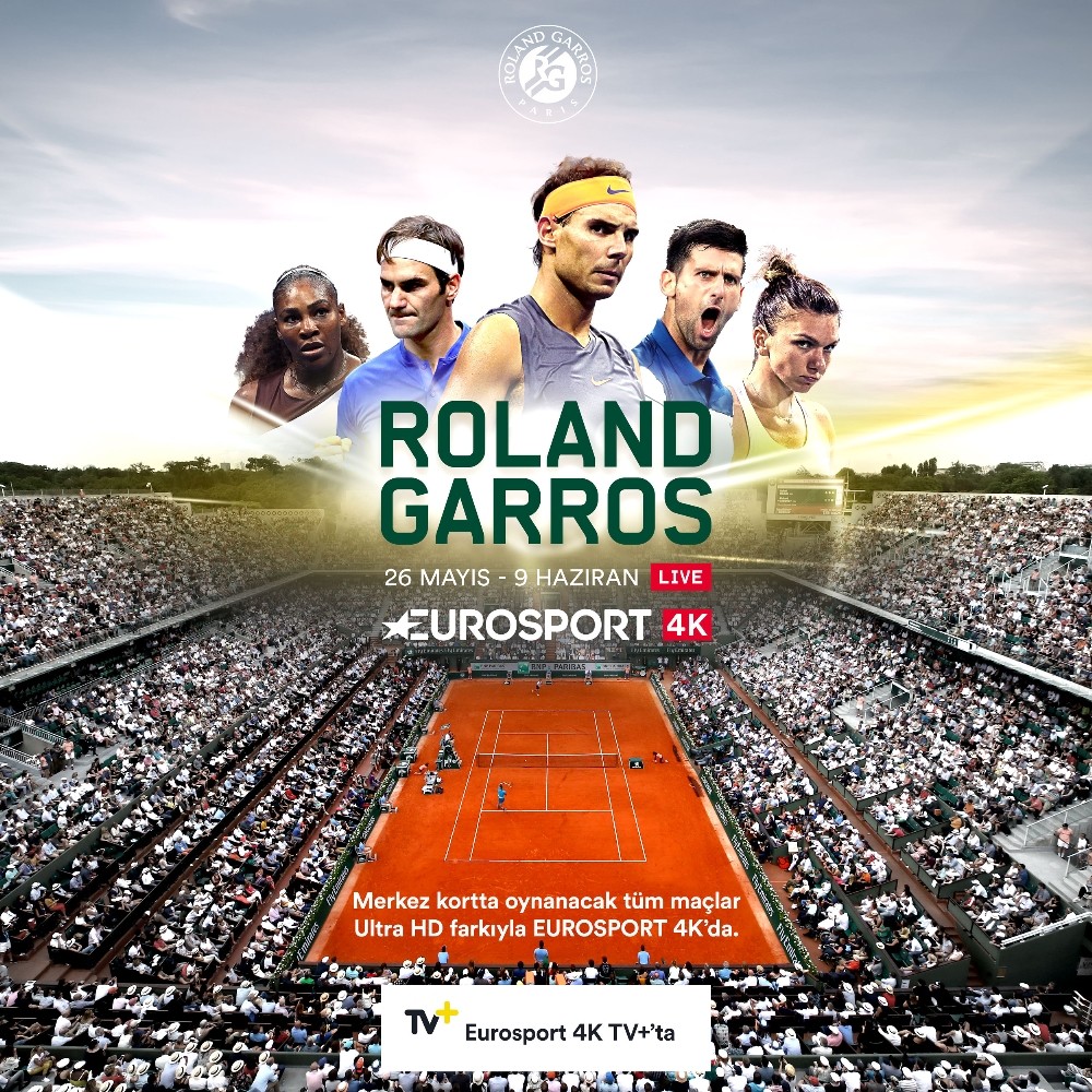 Roland Garros’a özel 4K yayın 
