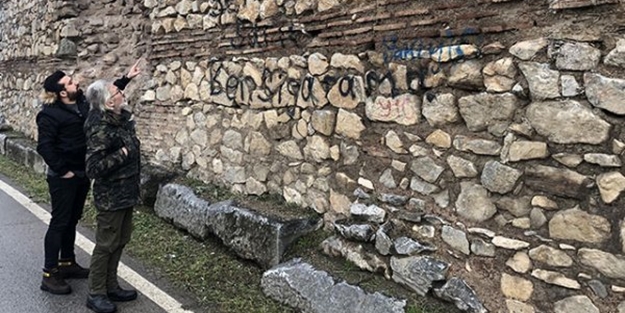 Roma döneminden kalma surlara tepki geçen saldırı