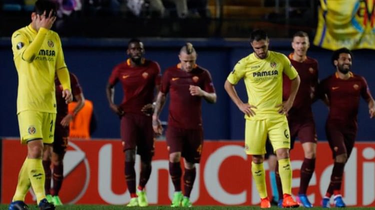 Roma Villarreal'i gole boğdu