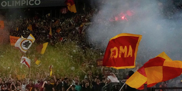Roma'da UEFA Avrupa Konferans Ligi çoşkusu