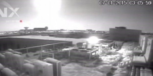 Romanya'ya meteor düştü!