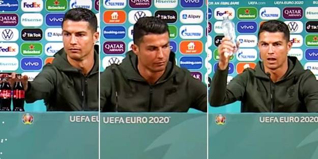 Ronaldo, Coca Cola'ya büyük darbe indirdi! Bakın ne kadar zararı var
