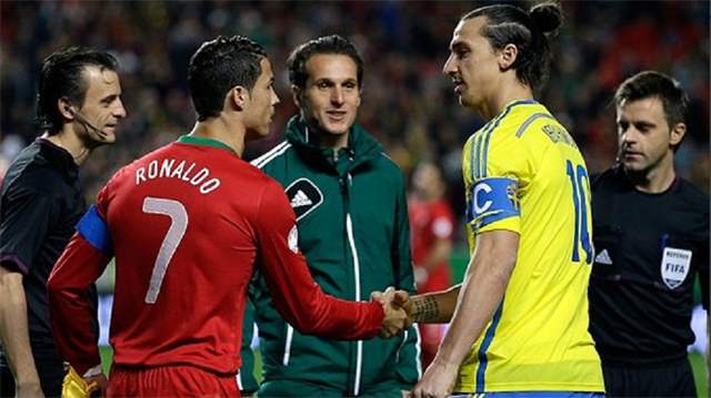 Ronaldo ve Zlatan Ibrahimoviç rekor peşinde