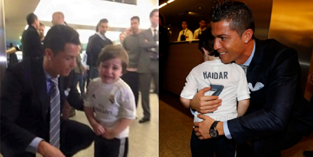 Ronaldo yine gönülleri fethetti