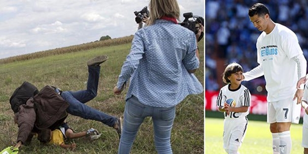 Ronaldo'dan Macar gazeteciye insanlık dersi!