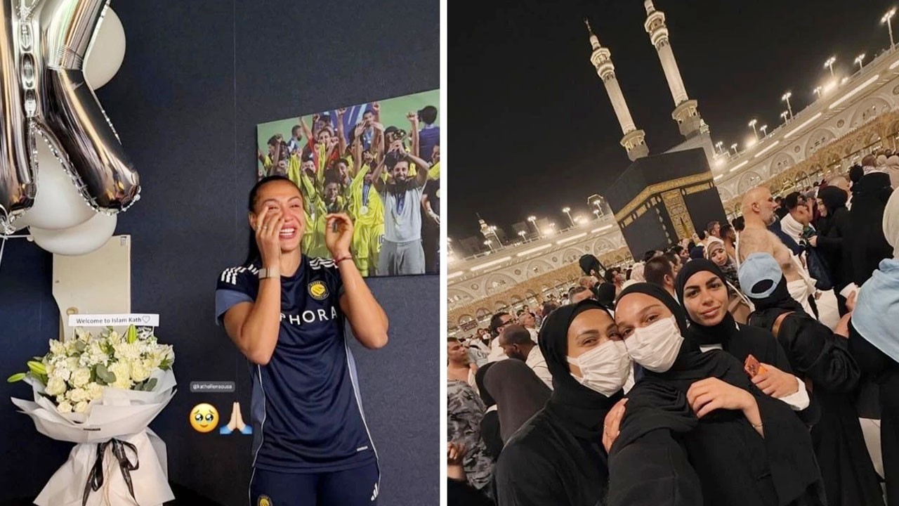 Ronaldo’nun kapıyı açtığı kadın futbolcu Müslüman oldu