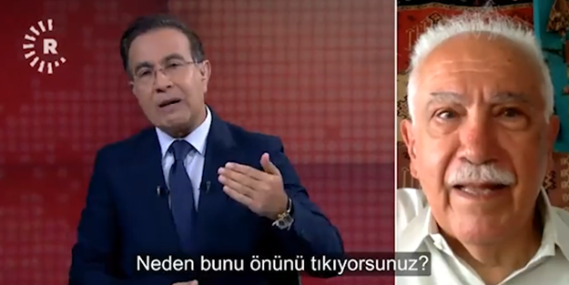 Rudaw TV sunucusu ile Doğu Perinçek arasında Türk-Kürt tartışması!