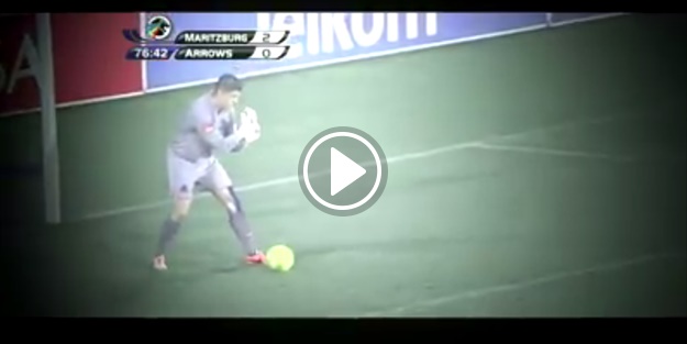 Ruh hastası kaleci böyle görüntülendi