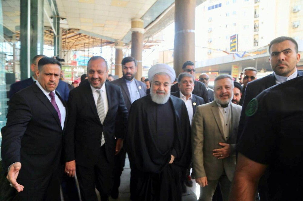 Ruhani, Necef’te Sistani’yi ziyaret etti 