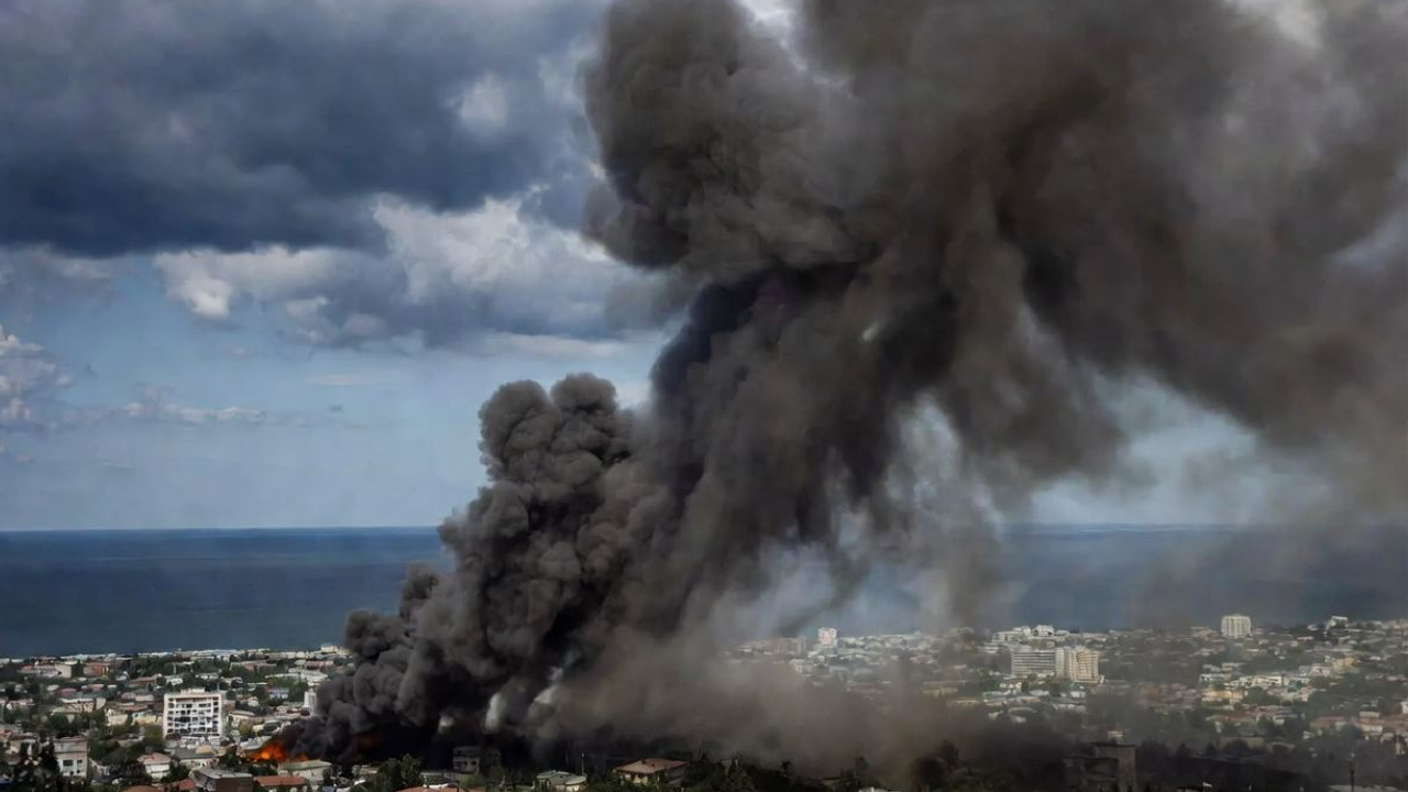 Rus askeri uçağı düştü! Onlarca ölü!