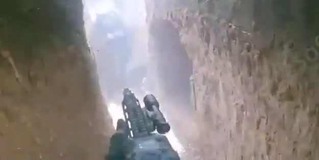 Rus askerlerini teker teker avladılar! Video oyun gibi kayda aldılar