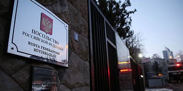 Rus Büyükelçiliği ve konsolosluklarında polis hareketliliği