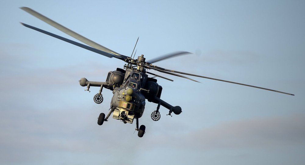 Rus helikopteri düştü!