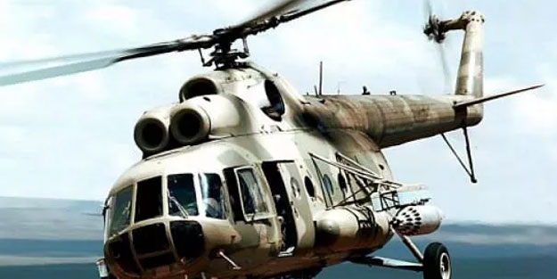 Rus helikopteri düştü: Tüm mürettebat öldü