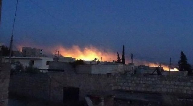 Rus jetleri Halep ve İdlib'i fosfor bombasıyla vurdu